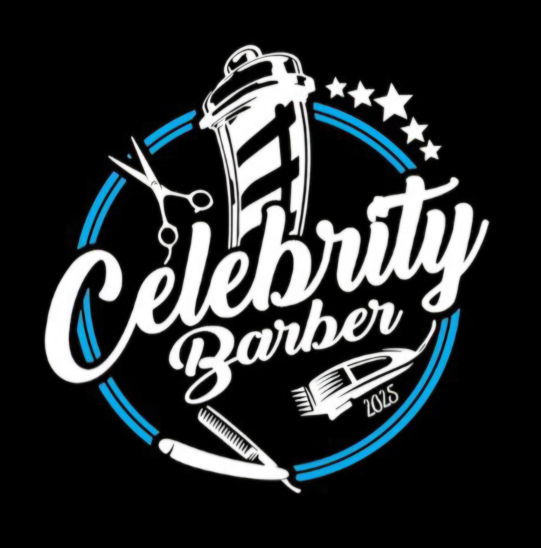Celebrity Barber Logo